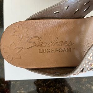 Skechers Rhinestone Wedge Sandals